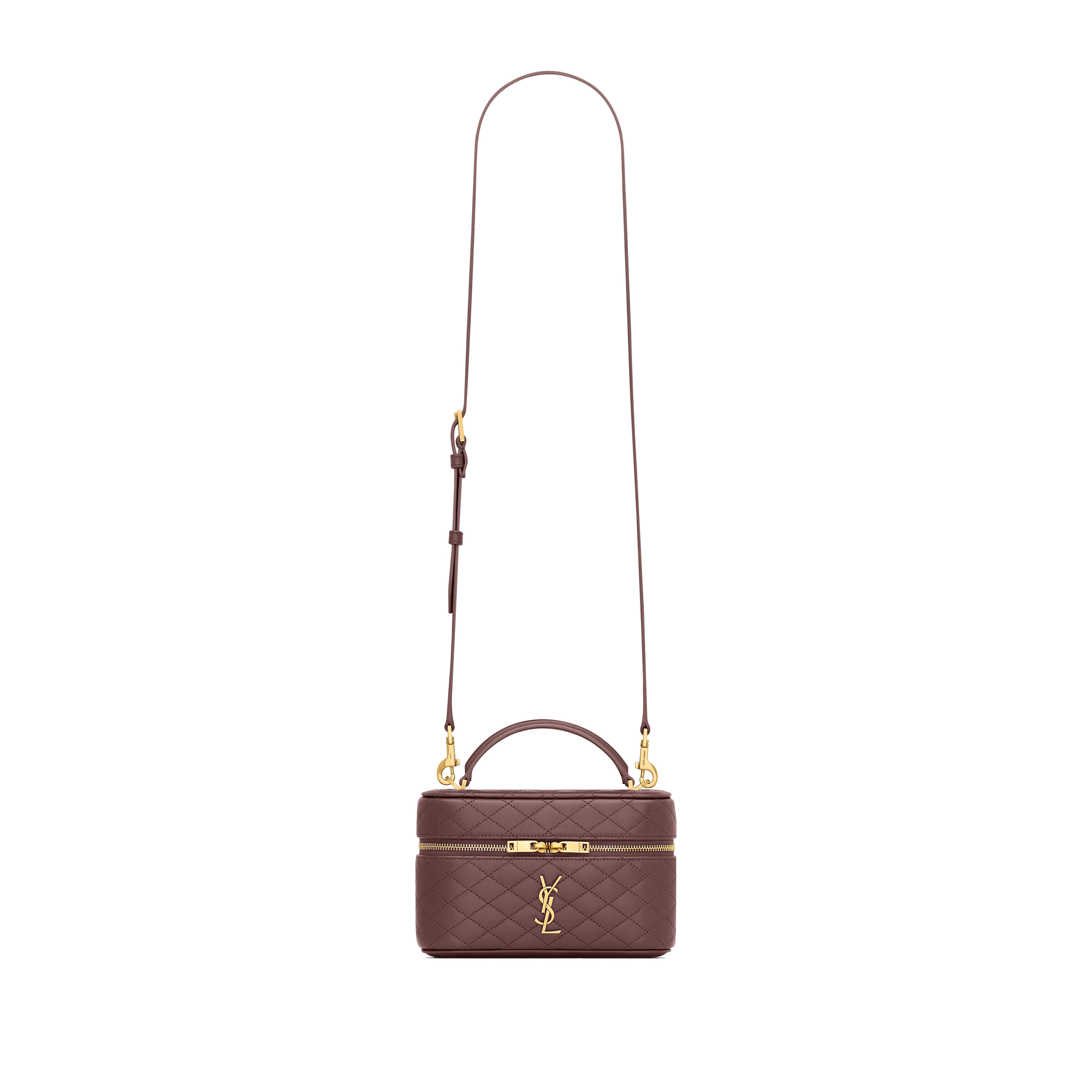 YSL GABY VANITY BAG IN LAMBSKIN 766731 (18*11*6.5cm)